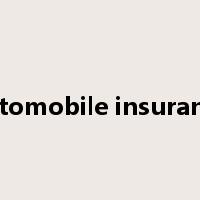 automobile insurance是什么意思