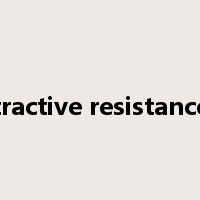 tractive resistance是什么意思