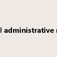 special administrative region是什么意思