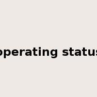 operating status是什么意思