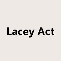 Lacey Act是什么意思