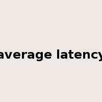 average latency是什么意思
