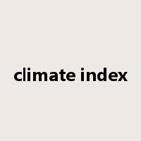 climate index是什么意思