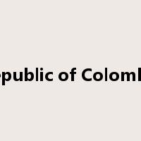 Republic of Colombia是什么意思