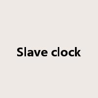 Slave clock是什么意思