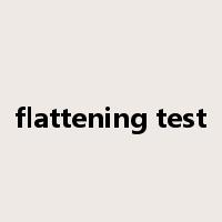 flattening test是什么意思