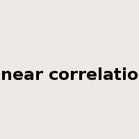linear correlation是什么意思