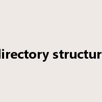 directory structure是什么意思