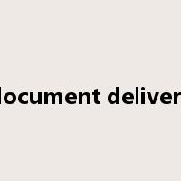 document delivery是什么意思