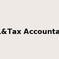 GL&Tax Accountant是什么意思
