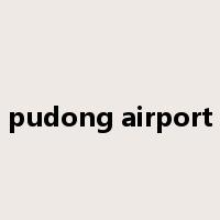 pudong airport是什么意思