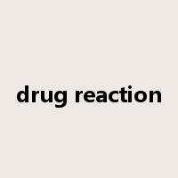 drug reaction是什么意思