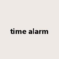 time alarm是什么意思