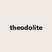 theodolite是什么意思