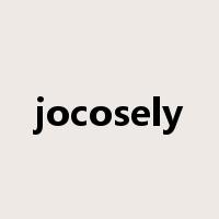 jocosely是什么意思