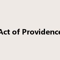 Act of Providence是什么意思