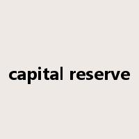 capital reserve是什么意思