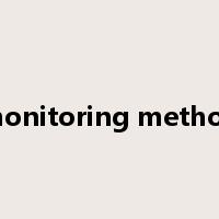 monitoring method是什么意思