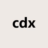 cdx是什么意思
