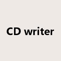 CD writer是什么意思
