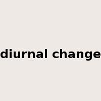 diurnal change是什么意思