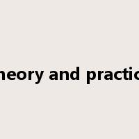 theory and practice是什么意思