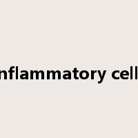 inflammatory cells是什么意思