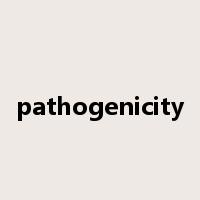 pathogenicity是什么意思