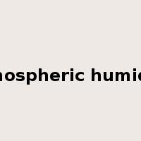 atmospheric humidity是什么意思
