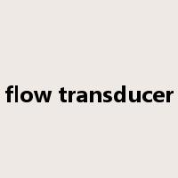 flow transducer是什么意思