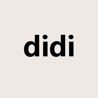didi是什么意思