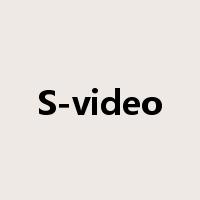 S-video是什么意思