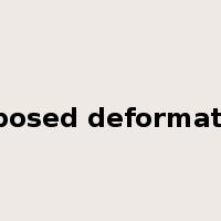 imposed deformation是什么意思
