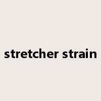 stretcher strain是什么意思