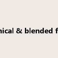 chemical & blended fabric是什么意思