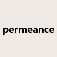 permeance是什么意思