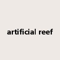 artificial reef是什么意思