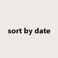 sort by date是什么意思