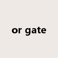 or gate是什么意思