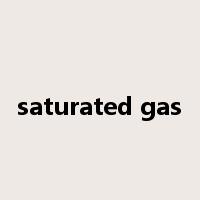saturated gas是什么意思