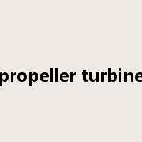 propeller turbine是什么意思