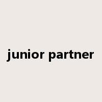 junior partner是什么意思