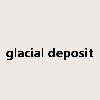 glacial deposit是什么意思