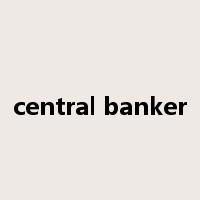central banker是什么意思