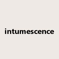 intumescence是什么意思