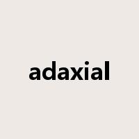 adaxial是什么意思
