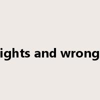 rights and wrongs是什么意思