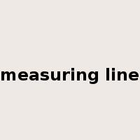 measuring line是什么意思
