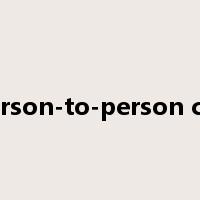 person-to-person call是什么意思