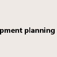 Development planning system是什么意思